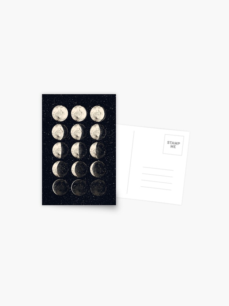 Thumbnail 1 of 2, Postcard, Moon Cycle designed and sold by James White.