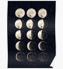 Moon Cycle Poster