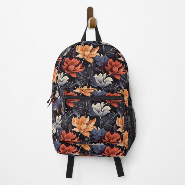 Item preview, Black modern floral illustration designed and sold by pamelawille.