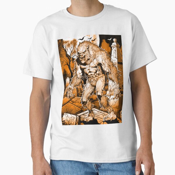 Item preview, Old School Werewolf in a Graveyard designed and sold by LynneMitchell.