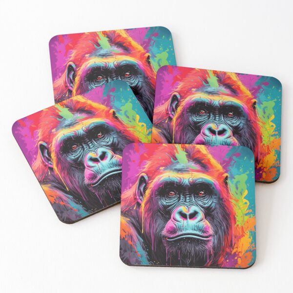 Item preview, The Vibrant Gorilla designed and sold by VibrantArtStore.