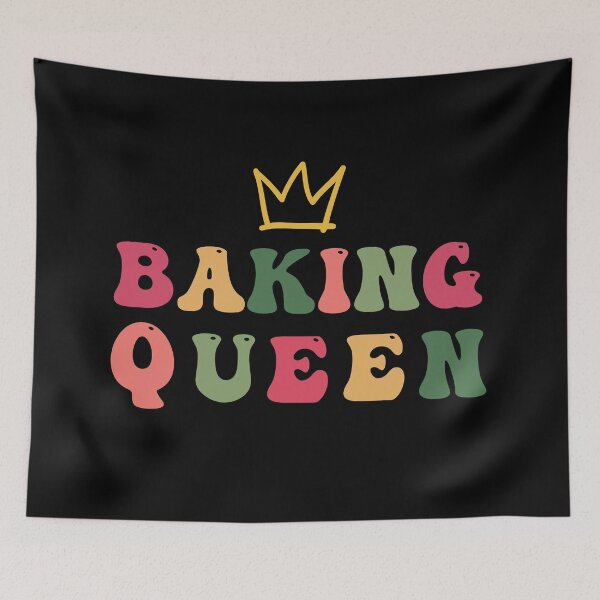 Item preview, Baking Queen Beautiful font text writing with crown designed and sold by Ndli.
