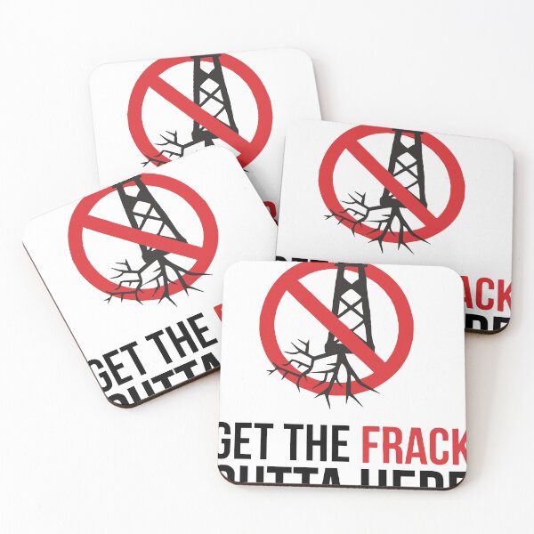 Item preview, Get The Frack Outta Here - Fun Anti Fracking- Fun Ecology  designed and sold by lildoodleshirts.