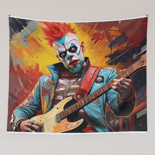 Item preview, The Rockstar Clown designed and sold by Quriosities.