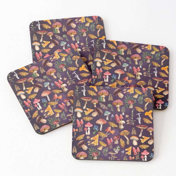 Item preview, Mushroom Pattern designed and sold by BlueDoorStudio.
