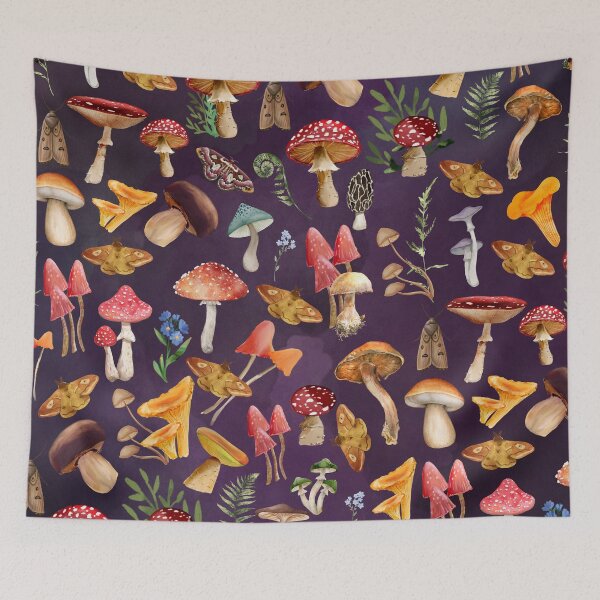 Item preview, Mushroom Pattern designed and sold by BlueDoorStudio.