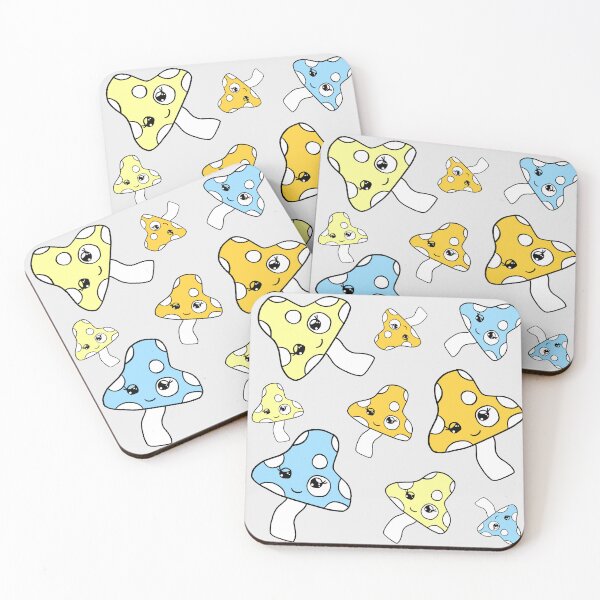 Item preview, Pastel Mushrooms Pattern designed and sold by Lil-Bit-Batty.