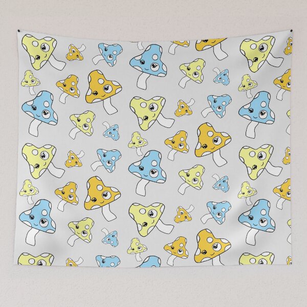 Item preview, Pastel Mushrooms Pattern designed and sold by Lil-Bit-Batty.