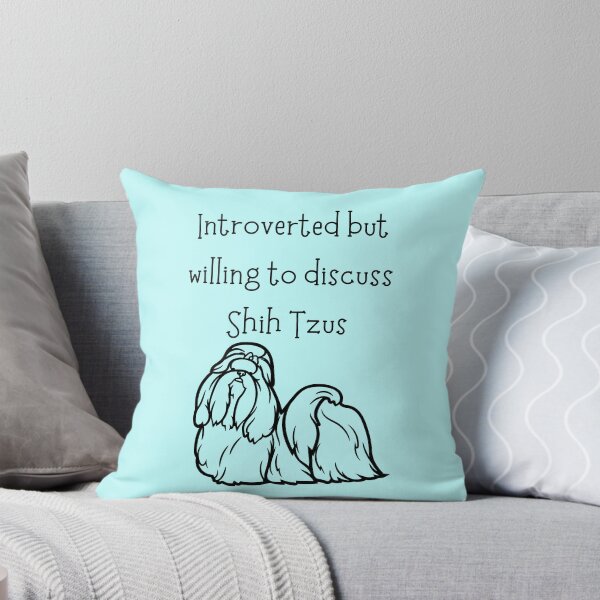 Item preview, Introverted Shih Tzus designed and sold by Ashley Gagnon.