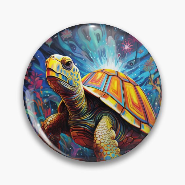 Item preview, The Vibrant Sea Turtle designed and sold by VibrantArtStore.