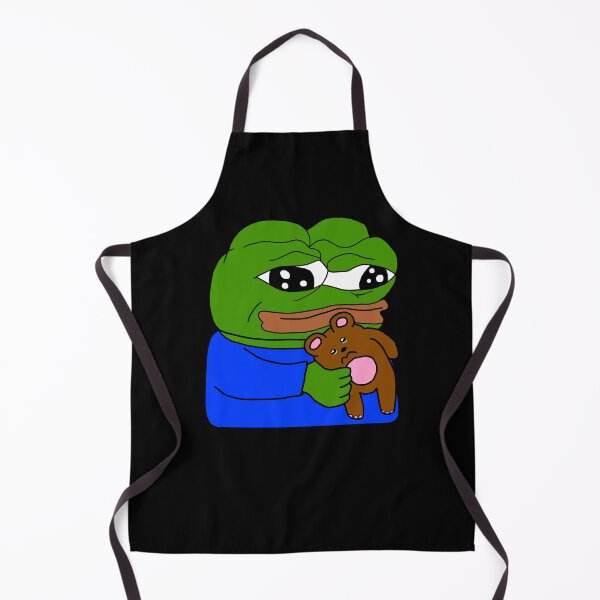 Item preview, Sad Pepe With Teddy Bear designed and sold by Slav-Art.