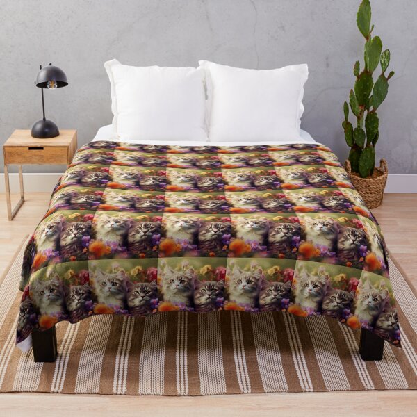 Item preview, Cats in flowers. designed and sold by mariolasworld.