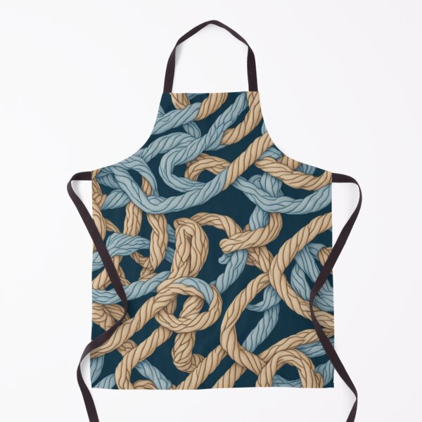 Item preview, Nautical Intertwined Rope Pattern Design Print designed and sold by randomtdesigns.