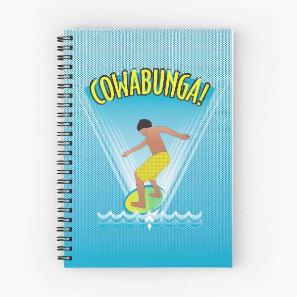Item preview, Cowabunga Flow-boarding Pop Art designed and sold by Janet Carlson.