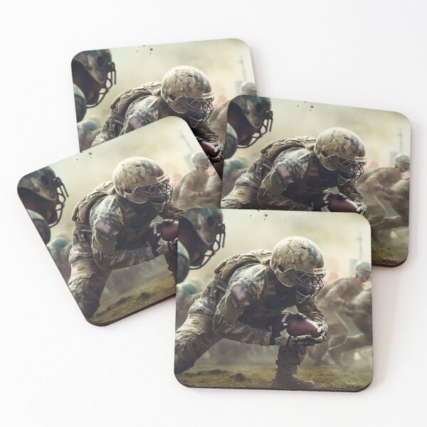 Item preview, American Soldier Football designed and sold by StampCity.