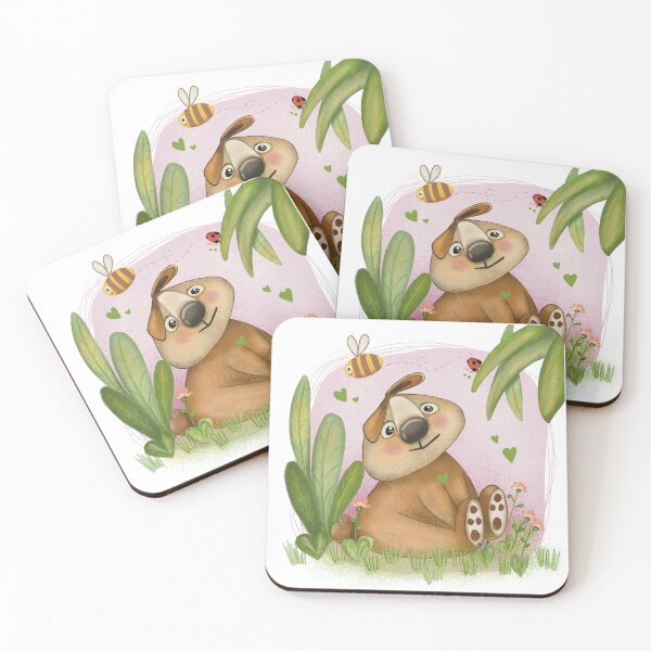 Item preview, Cute Animals Cute Dog Cute Bee designed and sold by SaSzArt.