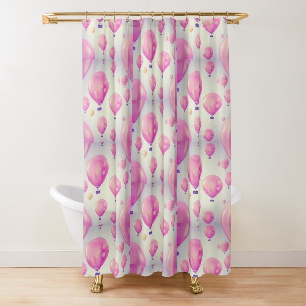 Aloft Collection in Pastels by Imaginarium Depot Shower Curtain