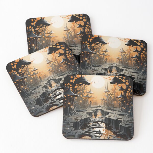 Item preview, Paradoxical Vision: Pop Surrealist Waterfall - 8 designed and sold by Moisky Art.