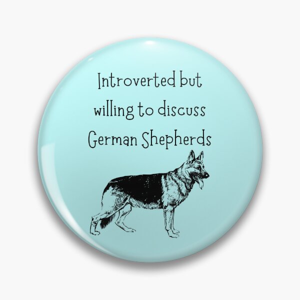 Item preview, Introverted German Shepherd designed and sold by Ashley Gagnon.