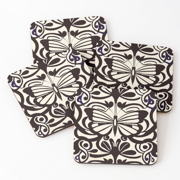 Item preview, black and white butterfly designed and sold by A. Cat.