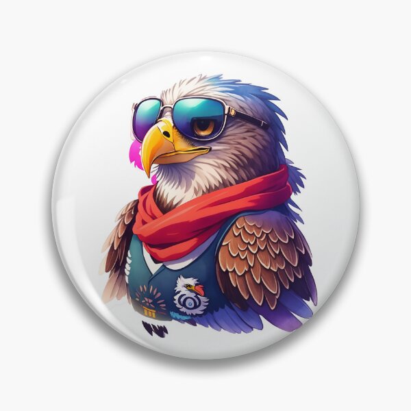 Item preview, Cool Eagle With Sunglasses designed and sold by RetroPrism.