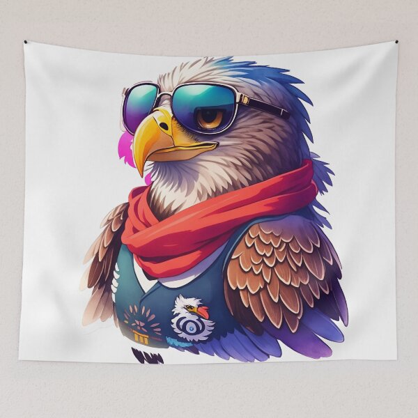 Item preview, Cool Eagle With Sunglasses designed and sold by RetroPrism.
