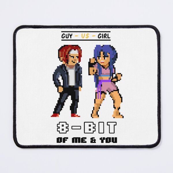 Item preview, Guy vs Girl: 8-Bit of Me & You | Retro Vintage Gamer Classic Old School Pixel Gaming designed and sold by lildoodleshirts.