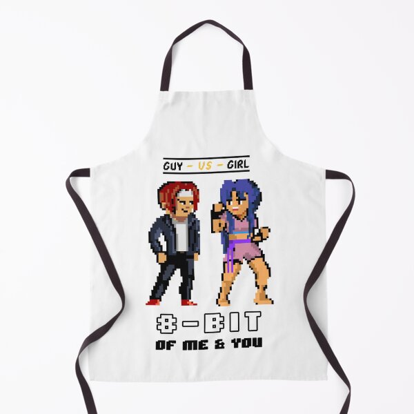 Item preview, Guy vs Girl: 8-Bit of Me & You  | Retro Vintage Gamer Classic Old School Pixel Gaming designed and sold by lildoodleshirts.