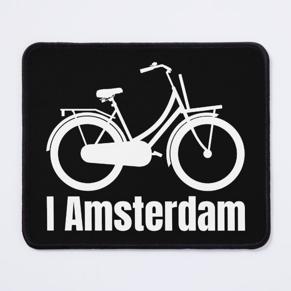 Item preview, I Amsterdam Dutch Bicycle Funny Saying Memento designed and sold by Maljonic.