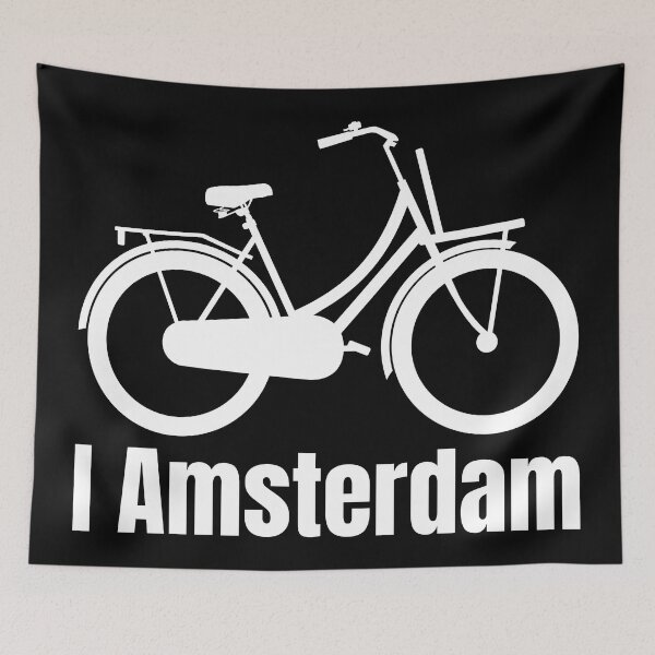 Item preview, I Amsterdam Dutch Bicycle Funny Saying Memento designed and sold by Maljonic.