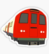London tube train design Sticker