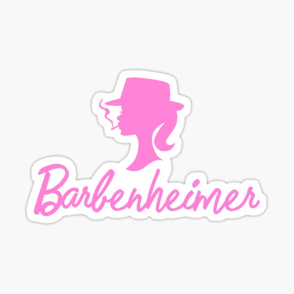 Barbenheimer Silhouette Pink, Barbie