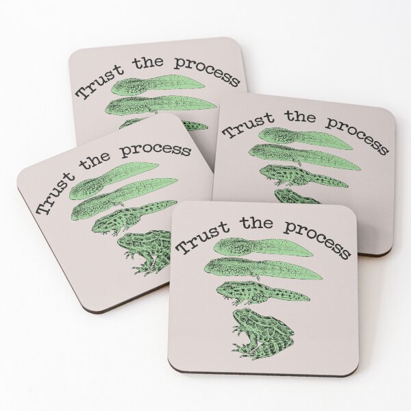Item preview, Trust the process. Metamorfosis sapos designed and sold by scientiafemina.