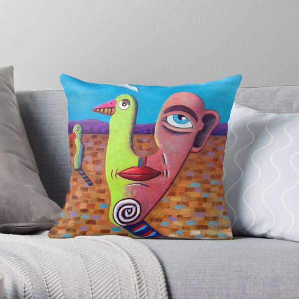 Dual Vision Throw Pillow