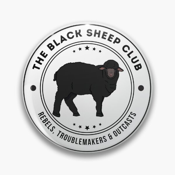 Item preview, The Black Sheep Club designed and sold by Lampblack and Bone.