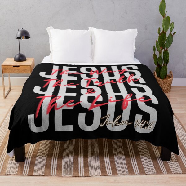 Artikelvorschau, JESUS Der Weg, die Wahrheit und das Leben – Geschenkeladen für christliche Bibelverse entworfen und verkauft von john316store.