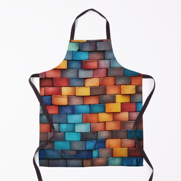 Item preview, Colorful Brick Wall designed and sold by MyMerryMary.