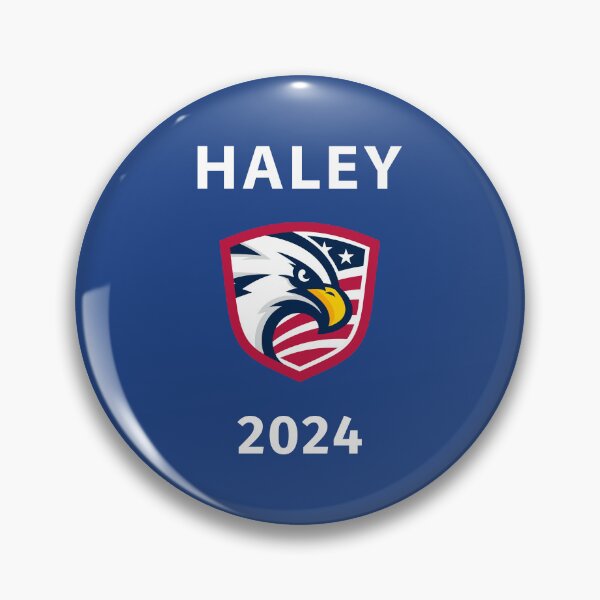 Artikelvorschau, Coole patriotische Nikki Haley 2024 Wahl Adler dunkle Farbe entworfen und verkauft von TinyStarAmerica.