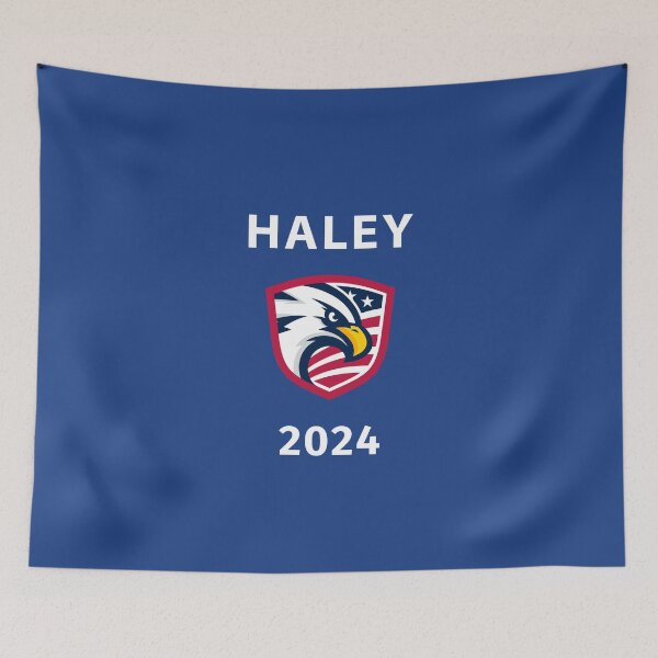 Item preview, Cool Patriotic Nikki Haley 2024 Election Eagle Dark Color designed and sold by TinyStarAmerica.