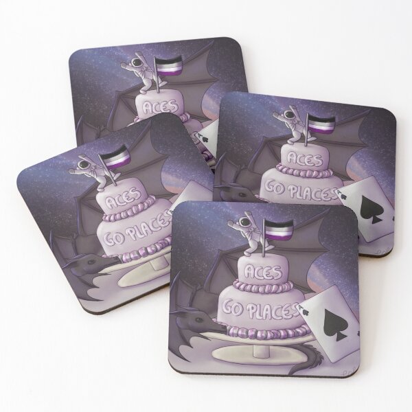 Item preview, Asexuality Artwork "Aces Go Places" designed and sold by esli-art.