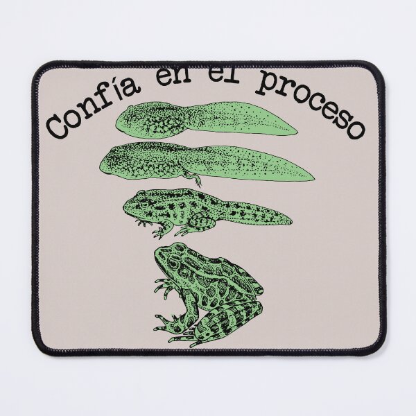 Item preview, Confía en el proceso. Frogs Metamorphosis. designed and sold by scientiafemina.