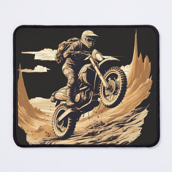 Item preview, Cool Graphic Motorcycle Dirt Bike Riding Sand Dunes Adventure Off Road designed and sold by InkwaveDesigns.
