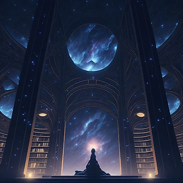 Artwork thumbnail, Celestial Library by AndroidInst