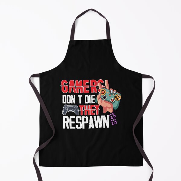 Item preview, Gamers Don't Die They Respawn designed and sold by ParrotMart.