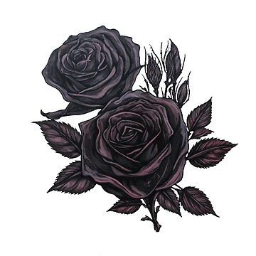 Artwork thumbnail, Dark Roses by ThatThereShop