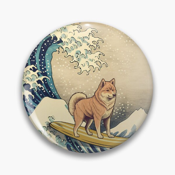 Artikelvorschau, Finnish Spitz Kanagawa Japanese Surfing Wave entworfen und verkauft von rafaeltto.
