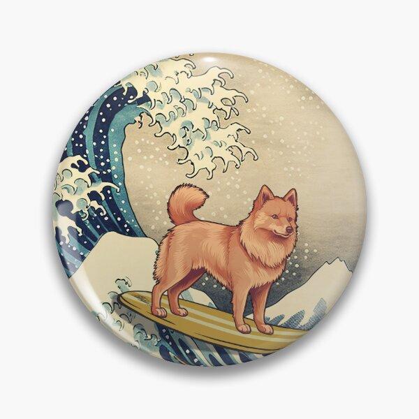 Artikelvorschau, Finnish Spitz Kanagawa Japanese Surfing Wave entworfen und verkauft von rafaeltto.