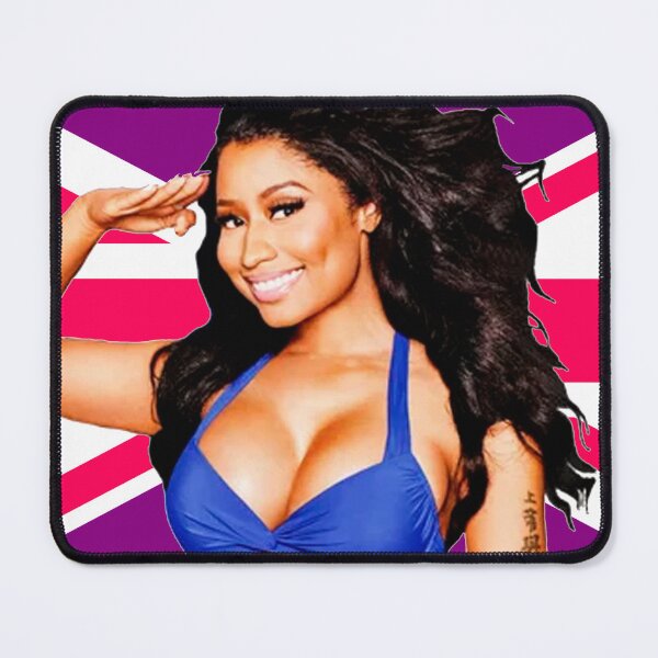 Item preview, Nicki Minaj Union Jack UK Flag Pink designed and sold by AnimationMonkey.