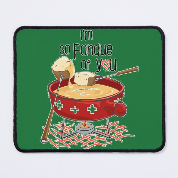 Item preview, I'm so fondue of you Greeting Card 	 designed and sold by xojnasshc59.