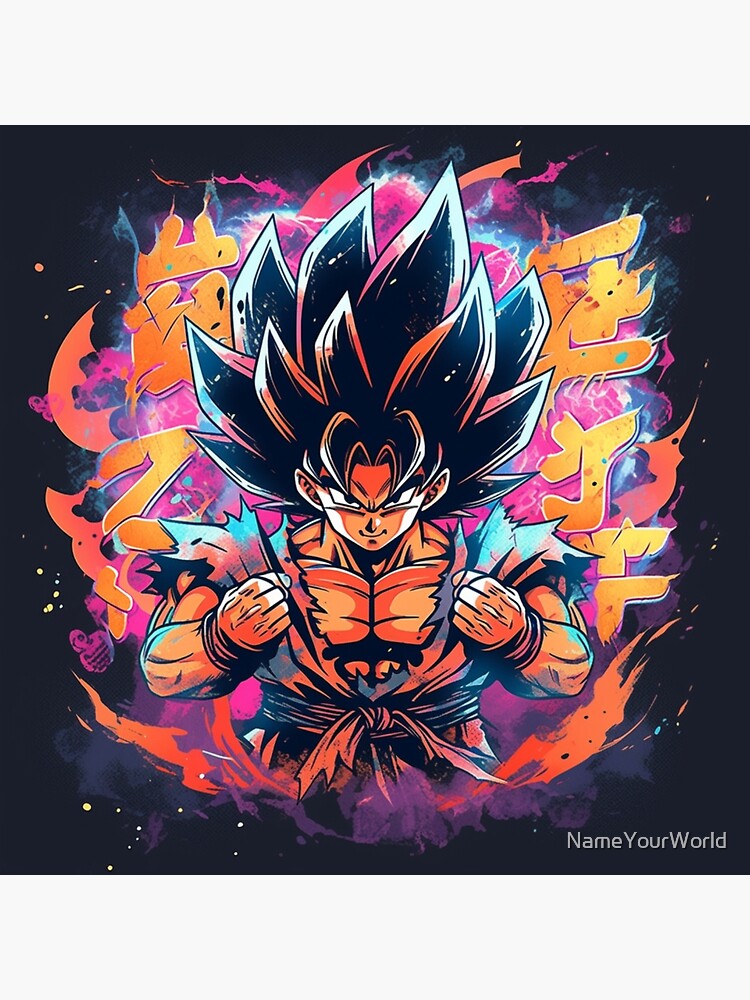 Dragon Ball Son Goku Art Board Print by NameYourWorld